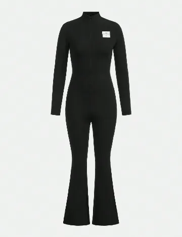 Salopeta Shein Kids, negru Negru