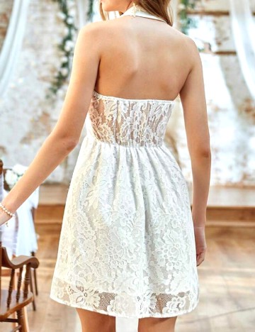 Rochie scurta SHEIN, alb