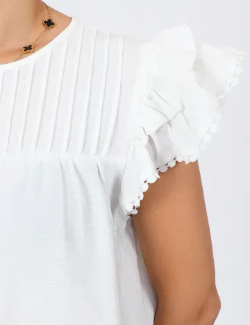 Bluza SHEIN, alb Alb