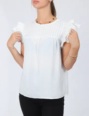 Bluza SHEIN, alb Alb