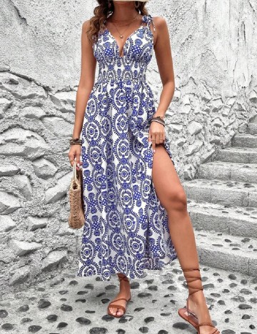 Rochie lunga SHEIN, albastru
