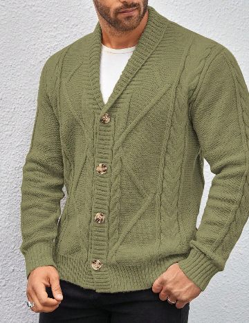 Cardigan SHEIN, verde