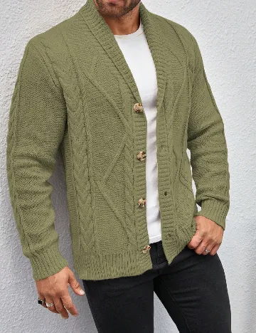 Cardigan SHEIN, verde Verde