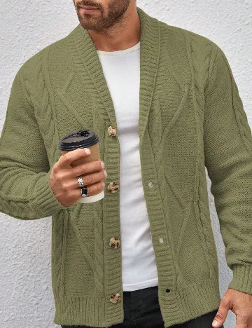 Cardigan SHEIN, verde Verde