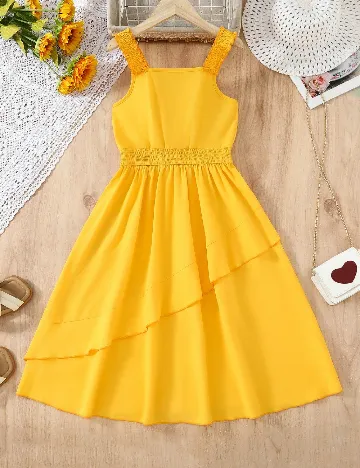 Rochie Shein Kids, galben Galben