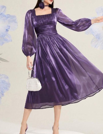 Rochie medie SHEIN, mov