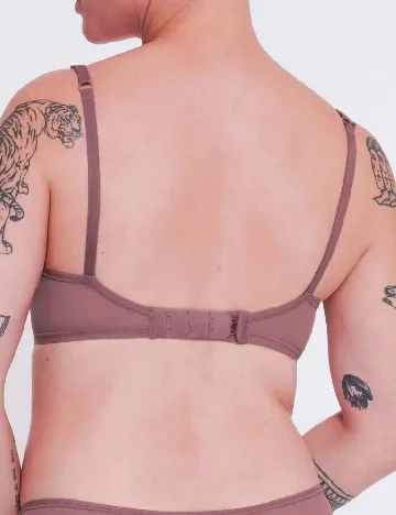 Sutien Sloggi by Triumph Plus Size, roz pudra inchis Roz