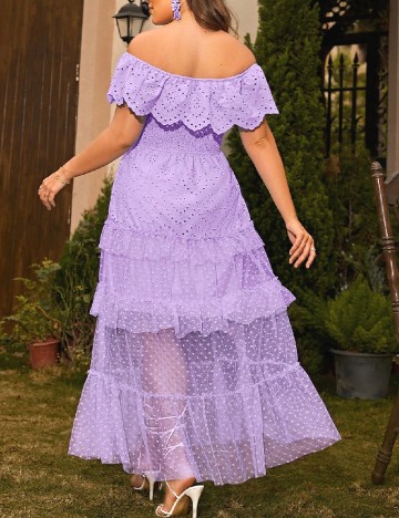 Rochie medie Glamaker, mov