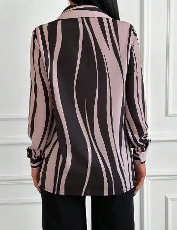Camasa SHEIN, negru/roz Roz
