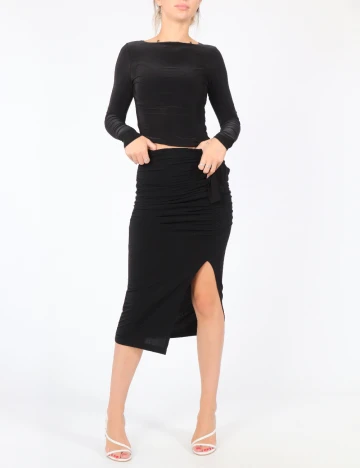 Fusta SHEIN, negru Negru