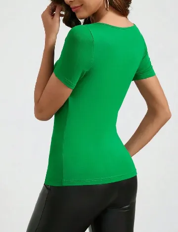 Tricou SHEIN, verde Verde