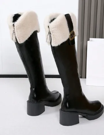 Cizme SHEIN, negru Negru