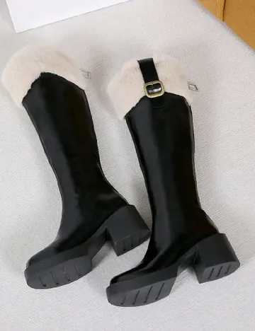 Cizme SHEIN, negru Negru