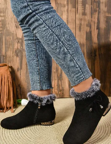 Botine SHEIN, negru Negru