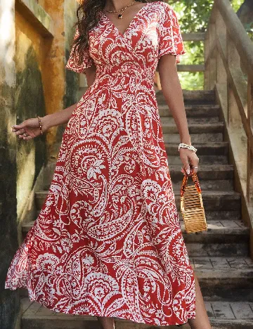 Rochie medie SHEIN, rosu Rosu