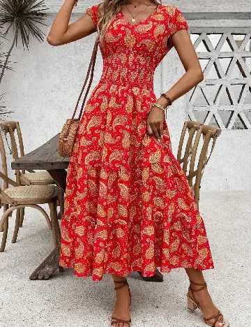 Rochie medie SHEIN, rosu Rosu