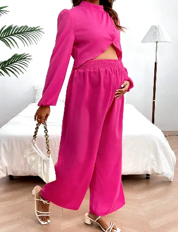 Compleu SHEIN Maternity, roz Roz