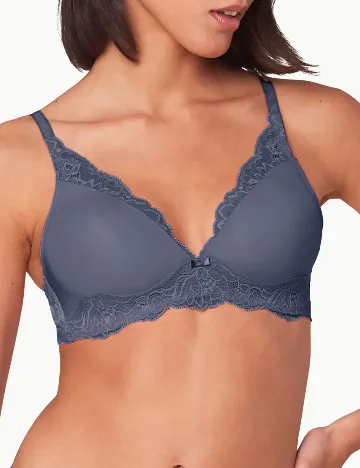Sutien Triumph, albastru Albastru