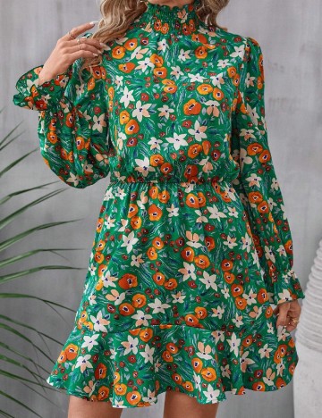 Rochie scurta SHEIN, verde