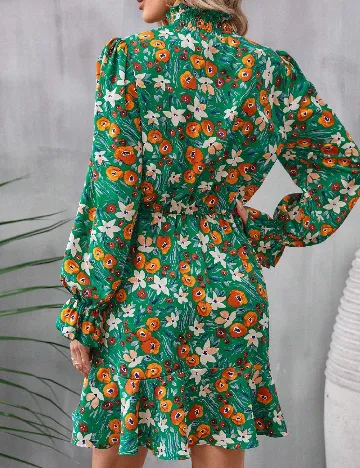 Rochie scurta SHEIN, verde Verde