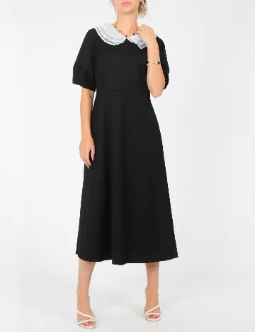 Rochie medie Dazy, negru Negru