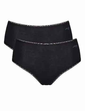 Set chiloti 2 perechi Sloggi by Triumph, negru Negru