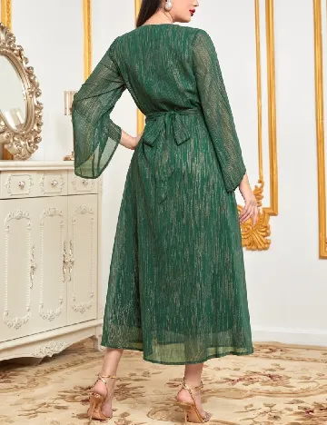 Rochie lunga Moosta, verde Verde