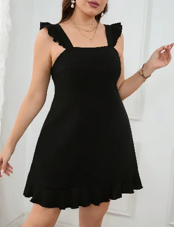 Rochie scurta SHEIN CURVE, negru Negru