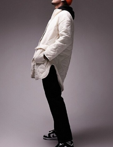 Geaca Topman, ecru