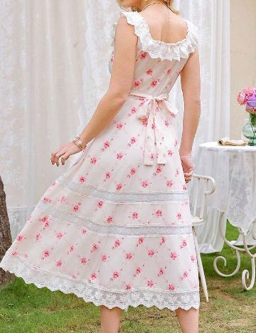 Rochie medie SHEIN, ecru