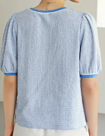 Tricou SHEIN, albastru Albastru