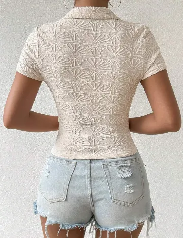 Top SHEIN, bej Crem