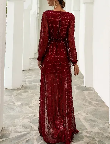 Rochie lunga SHEIN, rosu Rosu