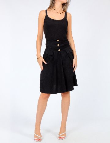 Fusta Shein Kids, negru