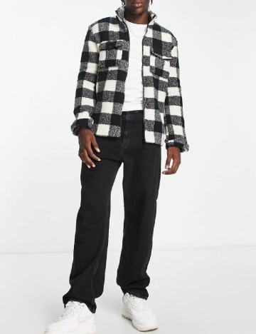 Jacheta Brave Soul, alb/negru