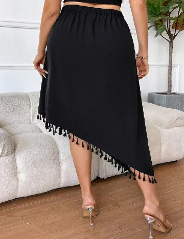 Fusta SHEIN CURVE, negru Negru