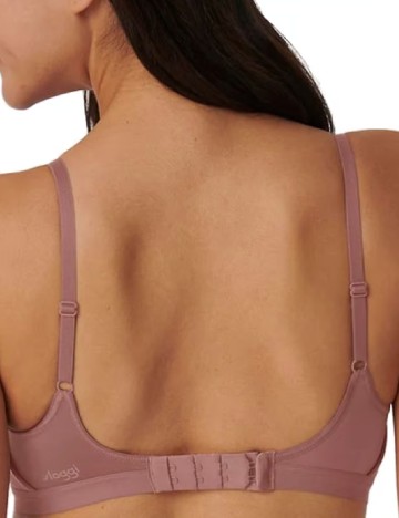 Sutien Sloggi by Triumph Plus Size, roz pudra inchis