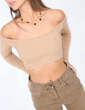 Top SHEIN, crem