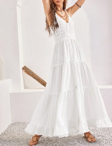 Rochie lunga SHEIN, alb