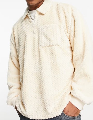 Bluza Oversize ASOS, crem