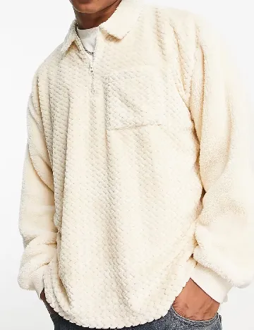 Bluza Oversize ASOS, crem Crem