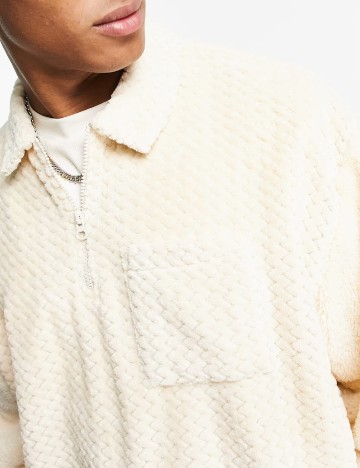 Bluza Oversize ASOS, crem