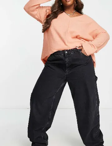 Bluza Oversize M Lounge, piersica Portocaliu