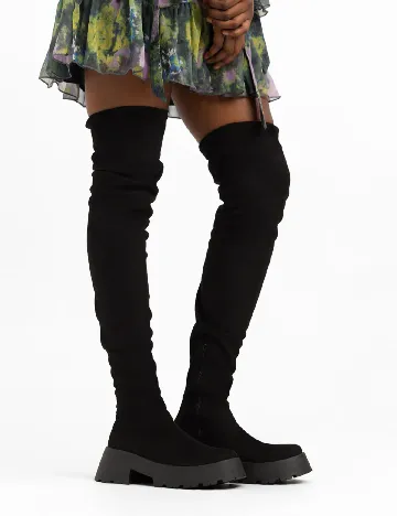 Cizme ASOS, negru Negru