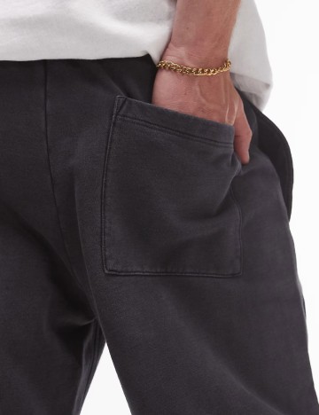 Pantaloni Topman, gri inchis