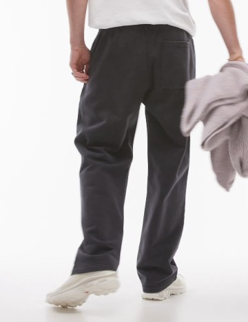 Pantaloni Topman, gri inchis