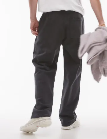 Pantaloni Topman, gri inchis Gri