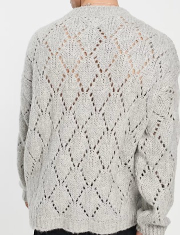 Pulover ASOS, gri