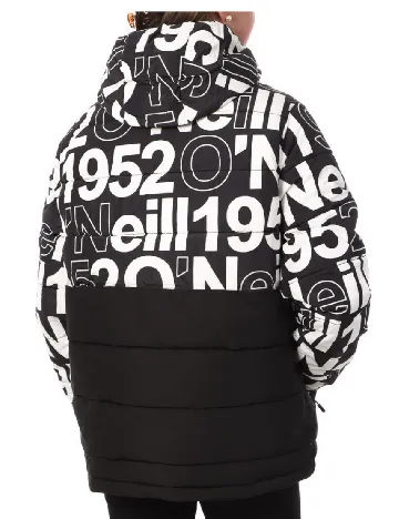 Geaca O neill, alb/negru Negru