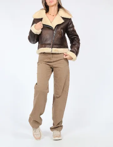 Geaca Stradivarius, maro Maro
